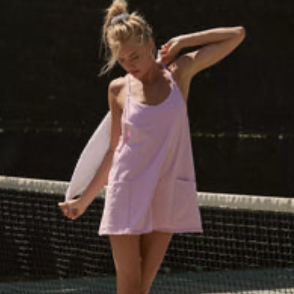 Free People Hotshot Mini Dress Bright Orchid